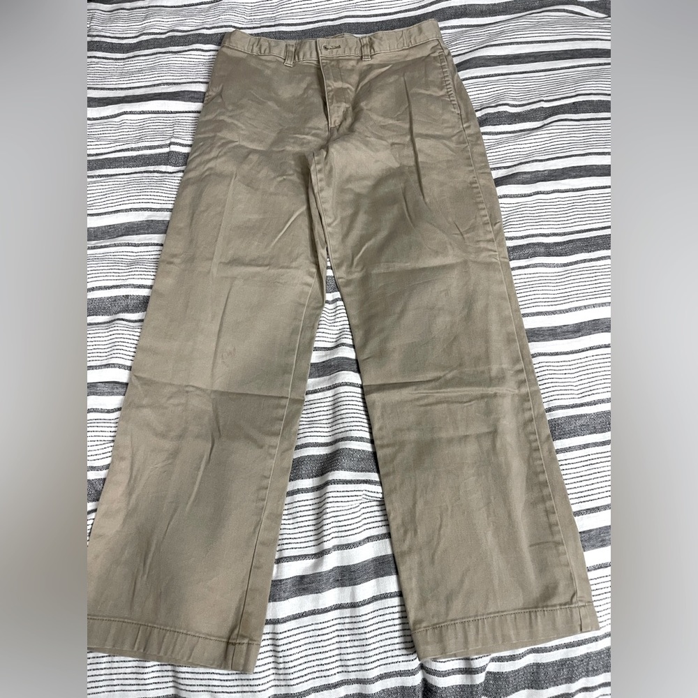 Boys uniform khaki pants husky